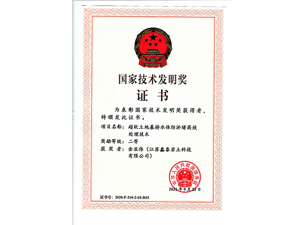 国家发明二等奖